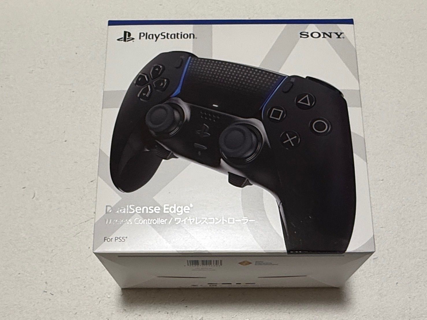 DualSense Edge ワイヤレスコントローラー ミッドナイト ブラック CFI-ZCP 1 J 01 PS 5