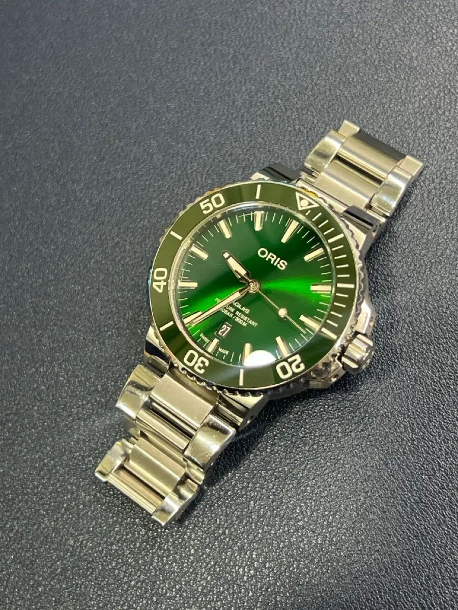 ORIS アウレクス ダークグリーン 43 mm