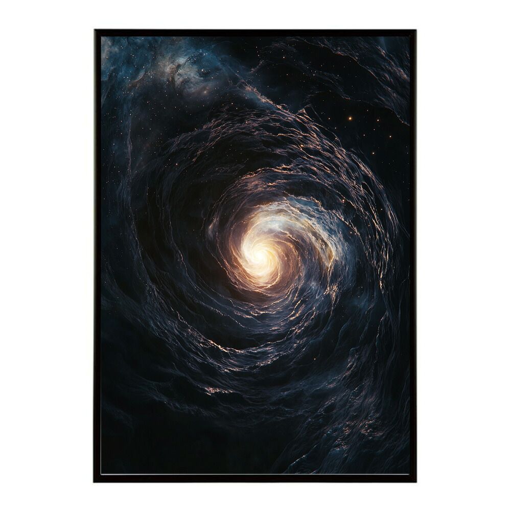 A2サイズ（約42x59cm）lm-poster-439フレーム付き宇宙 ポスター 銀河 惑星 星 星空 アートプリント 北欧風 壁掛け  モダン リビング 玄関 寝室 子供部屋