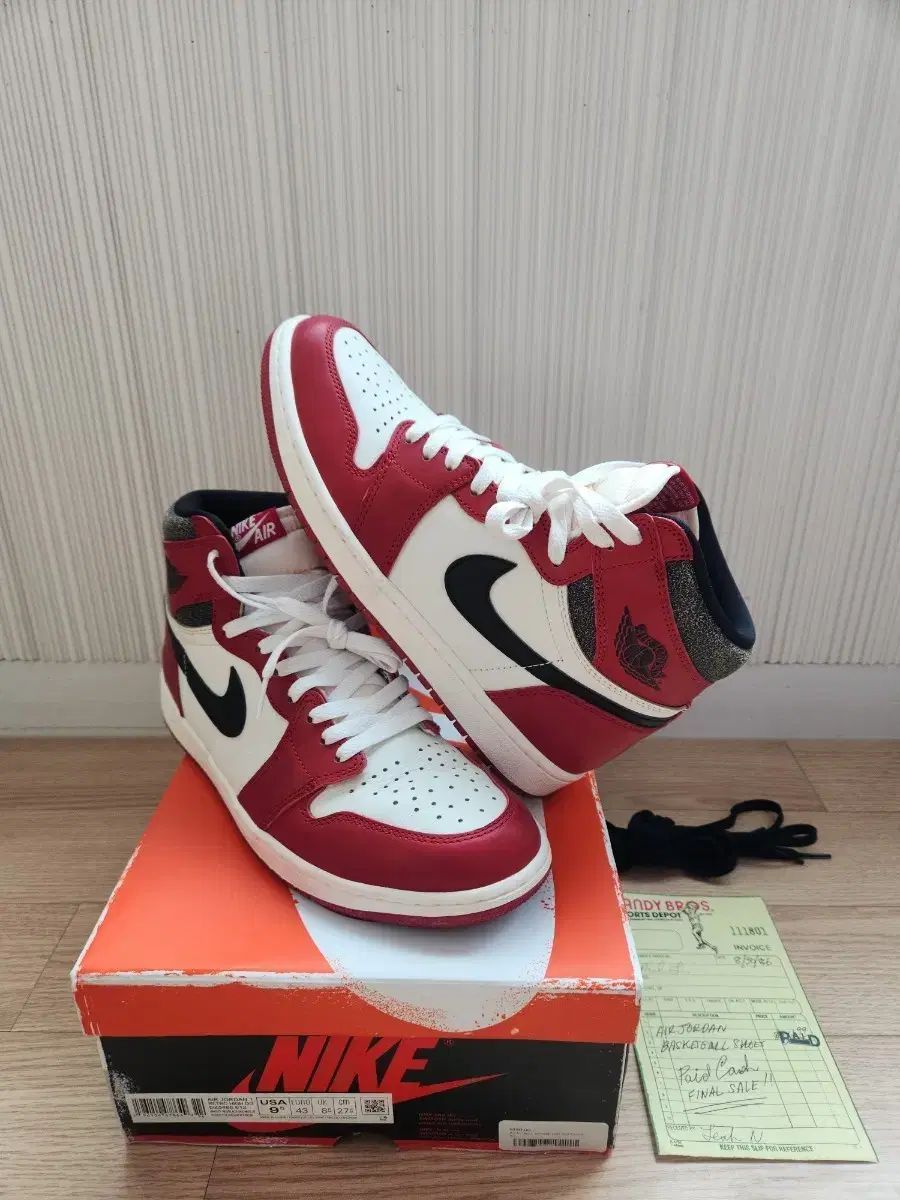 ジョーダン 1 レトロ ハイ OG シカゴ ロスト アンド パウンド