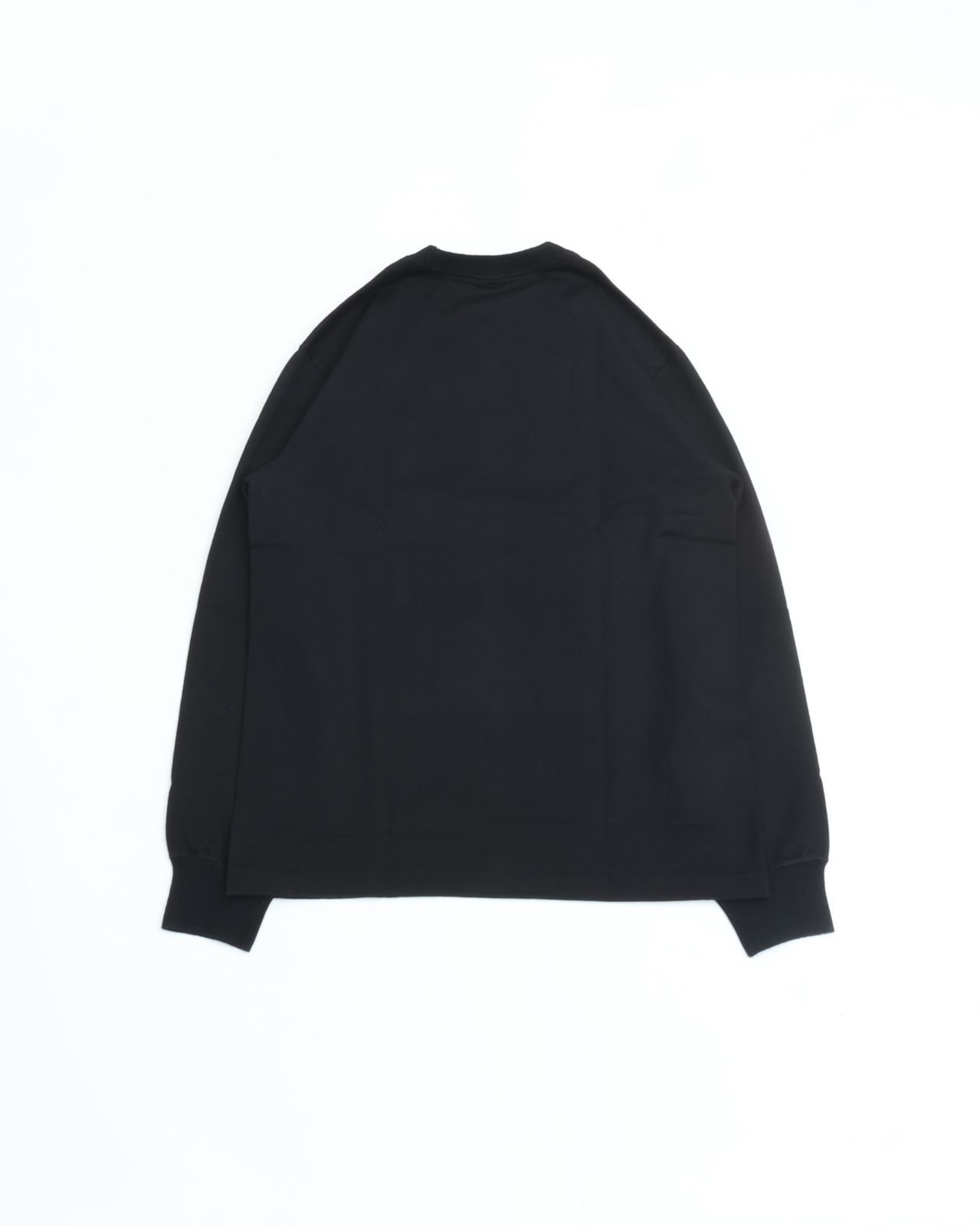 Yonetomi ヨネトミ NEW BASIC T-SHIRT ストア 〈LONG SLEEVE〉 BLACK
