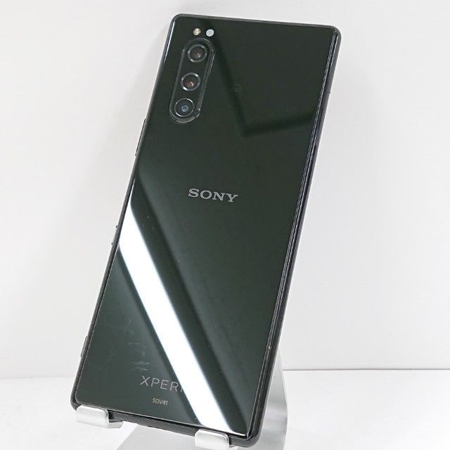 Xperia 5 SOV41 au ブラック 送料無料 本体 c15987 - メルカリ
