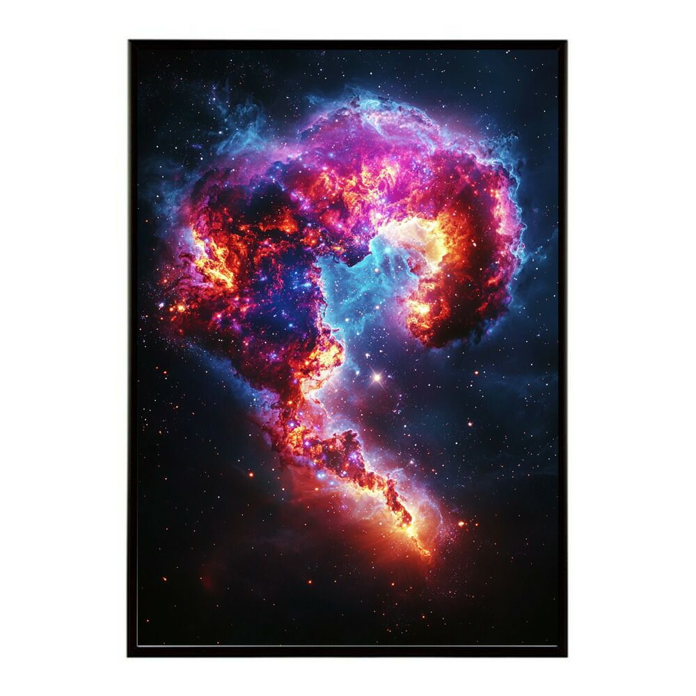 A2サイズ（約42x59cm）】【lm-poster-419】【フレーム付き】宇宙