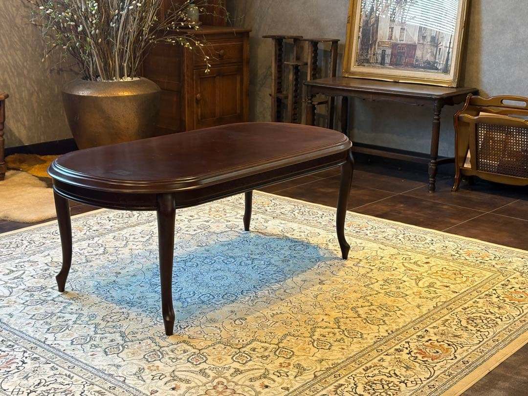 【マルニ木工】ローテーブル　センター脚 マルニ木工 maruni ローテーブル センターテーブル 猫脚 クラシカル nz