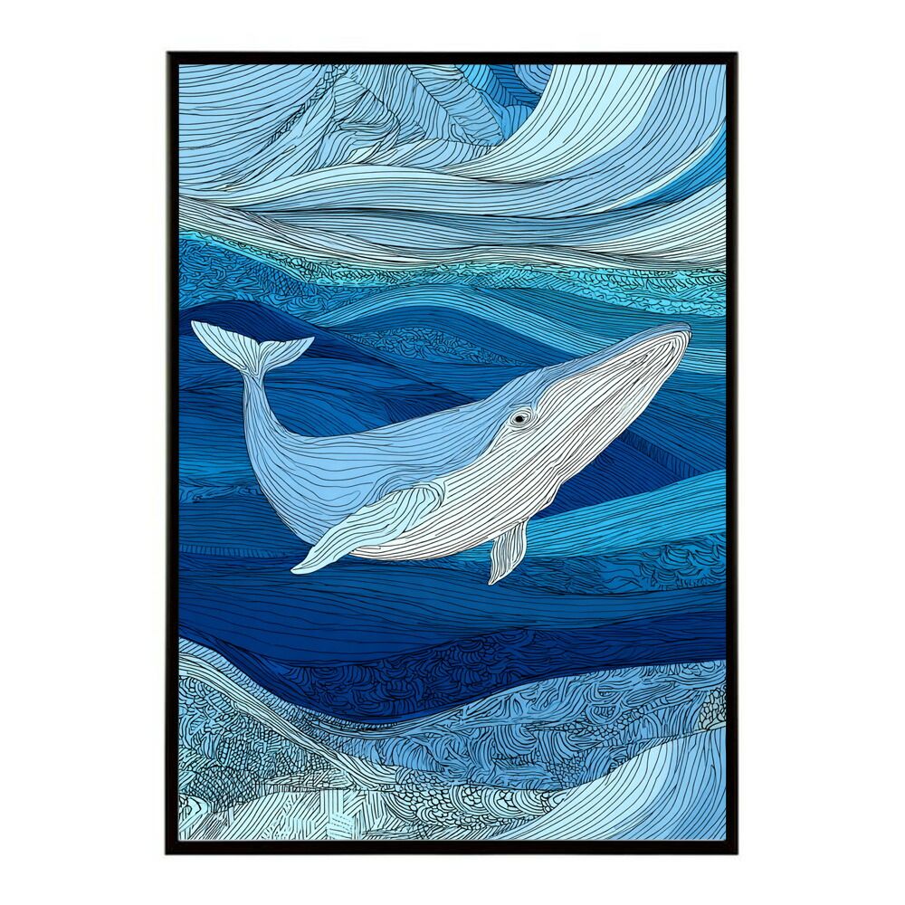 海の生き物の絵 【B2サイズ 自作】 海の生き物の絵 【B2サイズ 自作】 タイムーセル‼️】海の生き物の絵