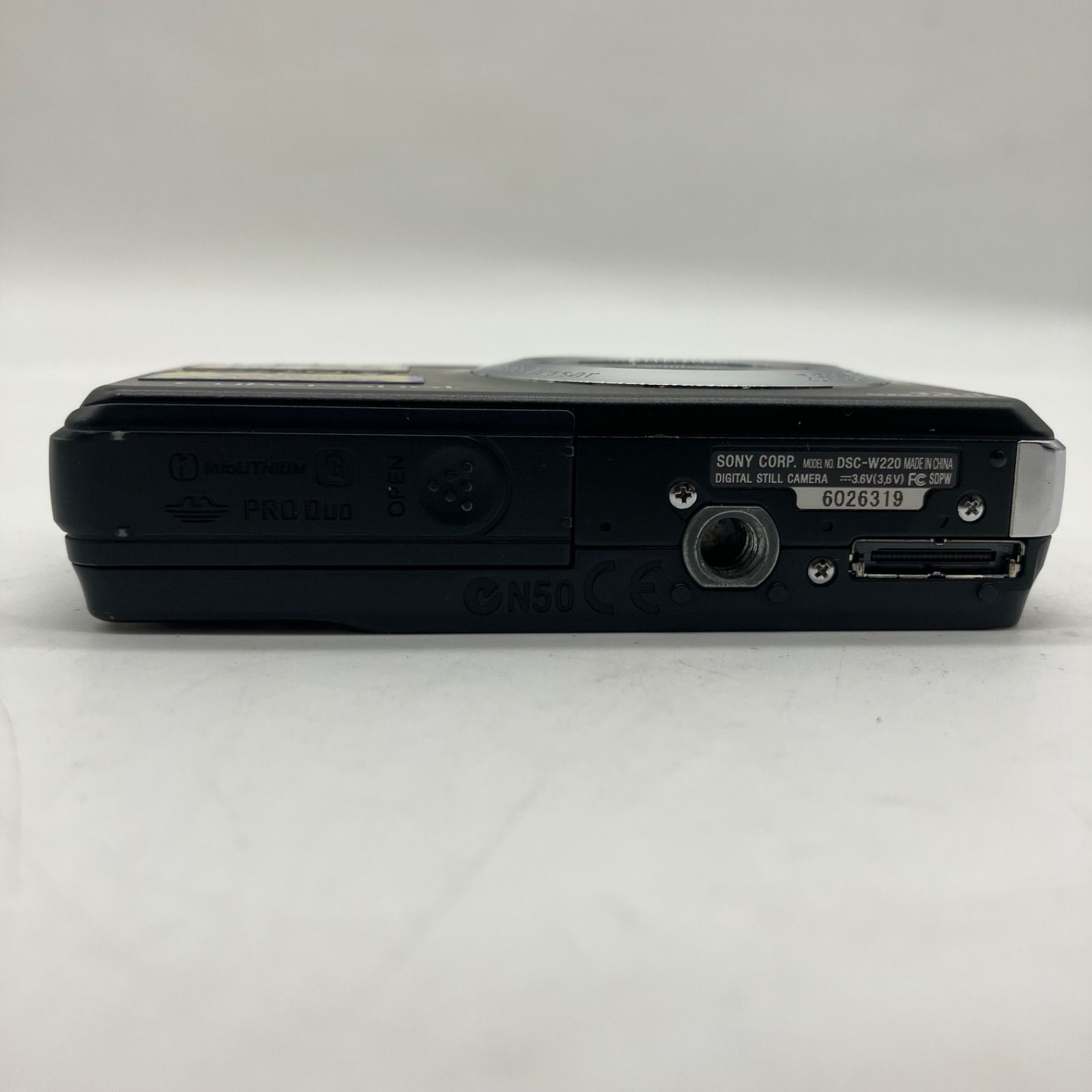 通電未確認】SONY コンパクトデジタルカメラ Cyber-shot DSC-W220