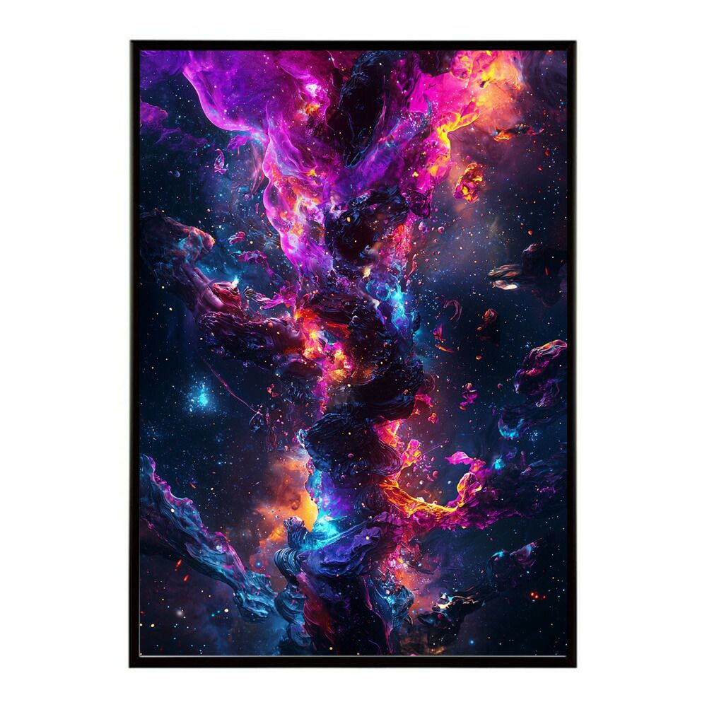 A2サイズ（約42x59cm）】【lm-poster-446】【フレーム付き】宇宙
