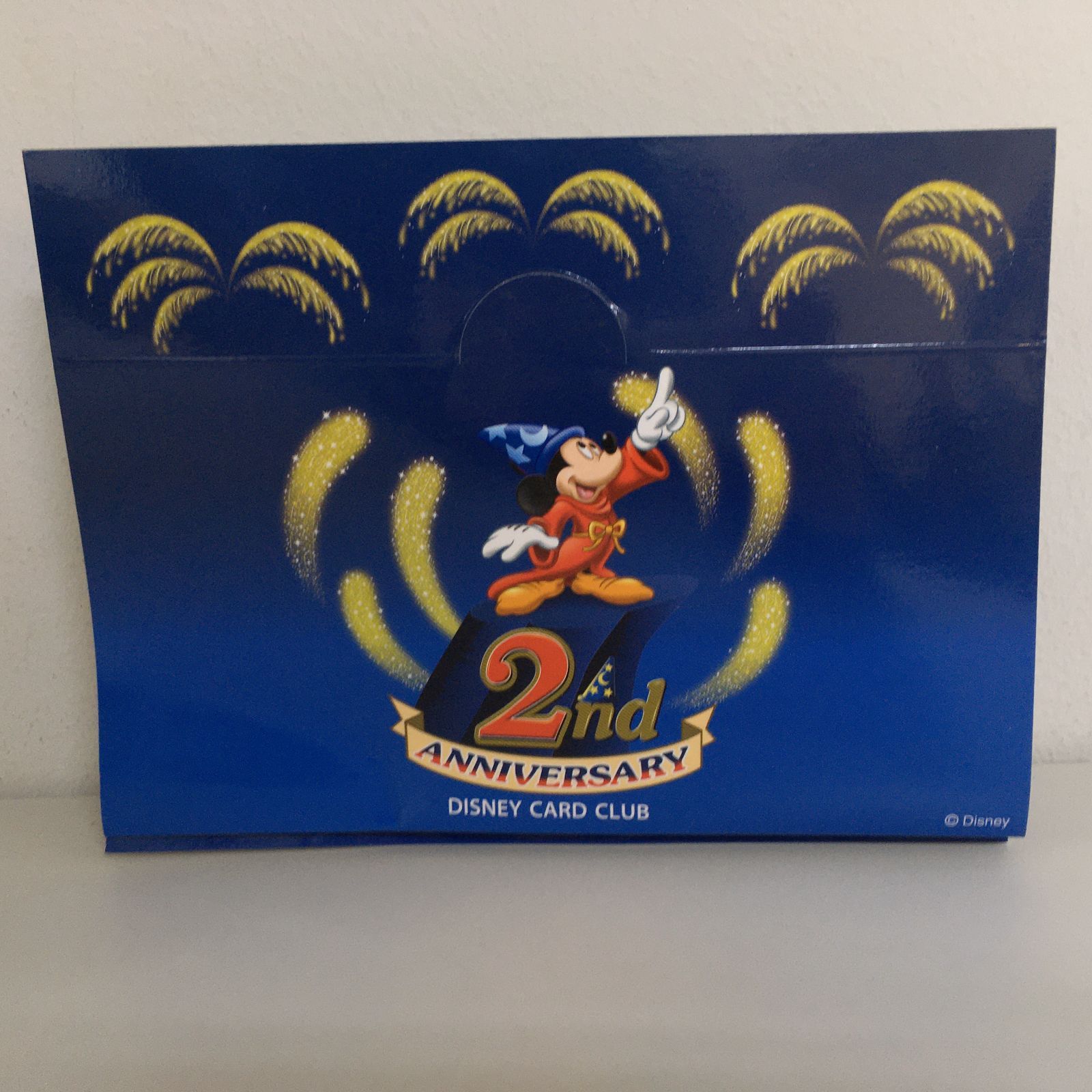 ディズニー★JCBカードクラブ限定ピンバッジ【値下げしました】 〇ディズニー JCBカードクラブ ピンバッチ 2周年記念 【未使用に近い