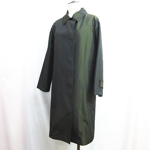 YOSHIE INABA ヨシエイナバ シルク100% ステンカラーコート