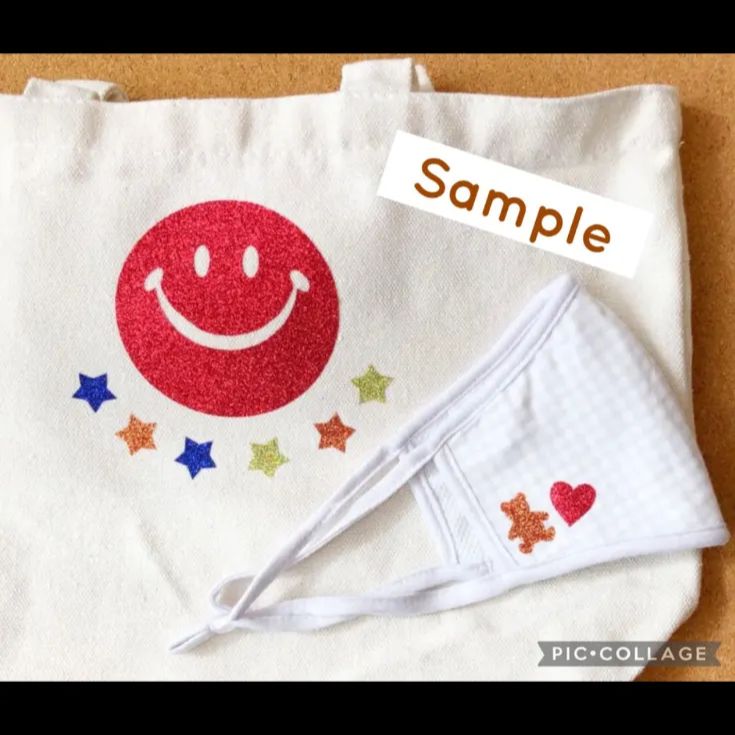  ❁︎かわいい❁︎ スマイル ニコちゃん ネームワッペン アイロンワッペン お名前 ギフトラッピング 無料 その他 手芸素材 材料