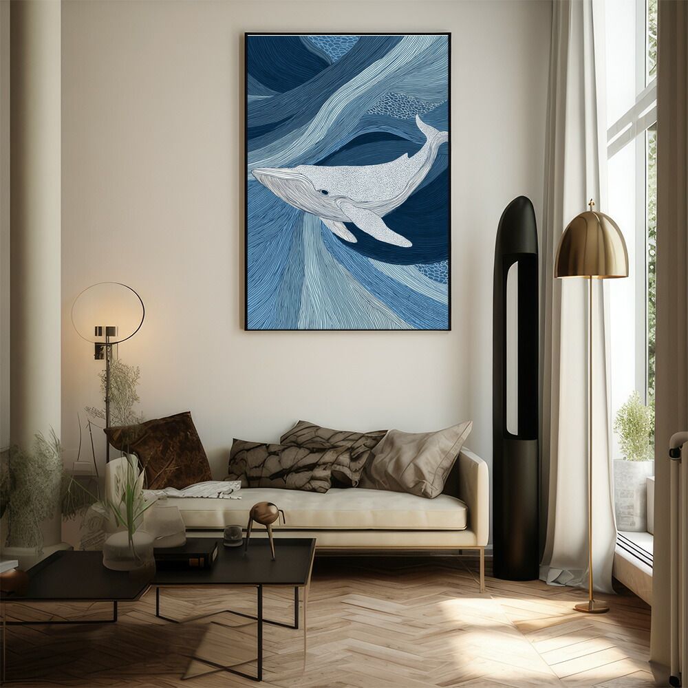 四月の魚　日本版B2サイズポスター B2サイズ（約51x73cm）】【lm-poster-5097】【フレーム付き】BASS