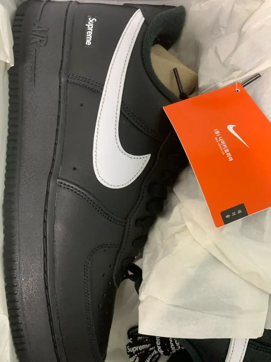 Supreme NIKE エアフォース ブラック 270 サイズ