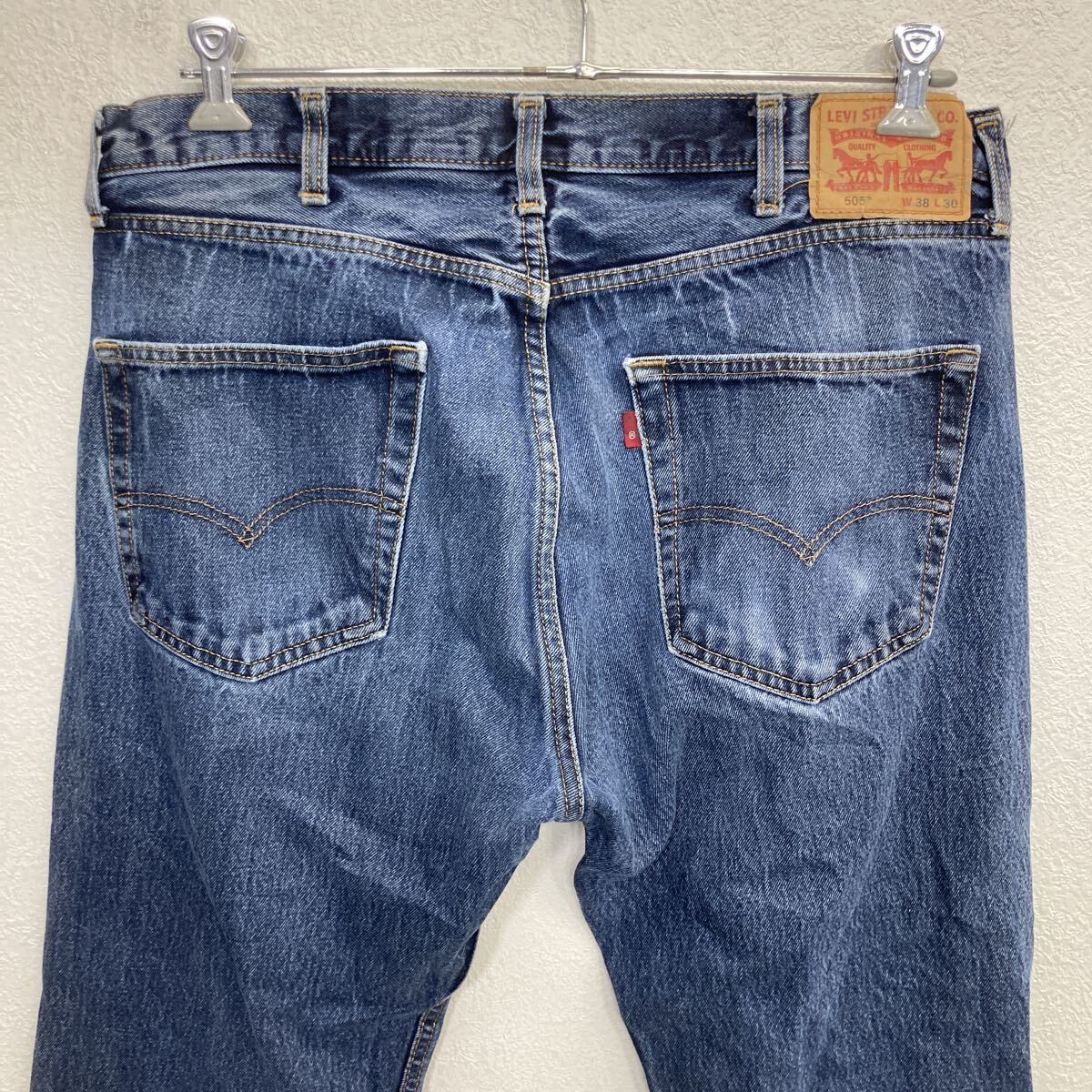 リーバイス505 ブルーデニム ジーンズ ビックサイズ W38 L30 