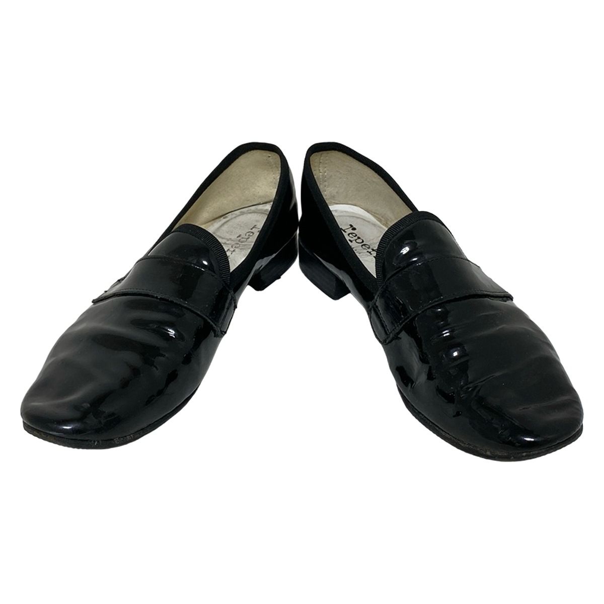 レペットのローファー黒 Gilles チャンキー ローファー - ラバーソール - FRサイズ