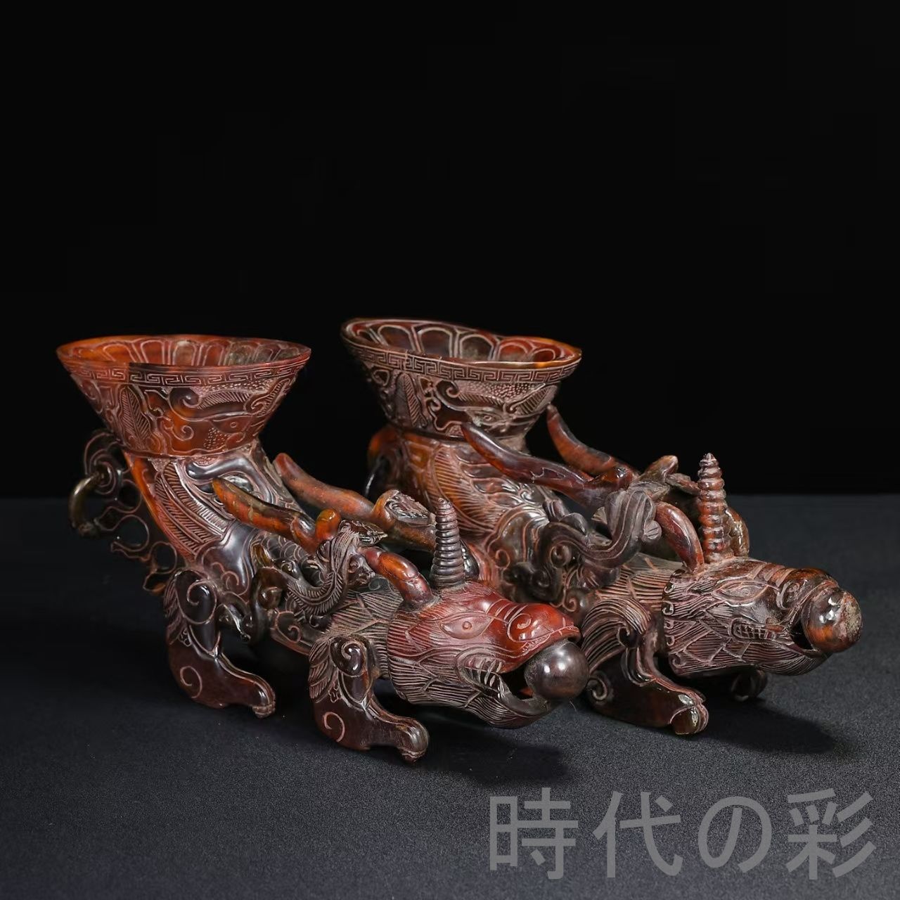 銅 細工 十二支獣首杯 装飾品 現代工芸品 美術品 置物 銅 細工 十二支獣首杯 装飾品 現代工芸品 美術品 置物 銅 細工 十二支