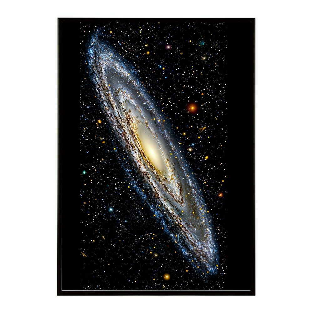 A2サイズ（約42x59cm）】【lm-poster-386】【フレーム付き】宇宙