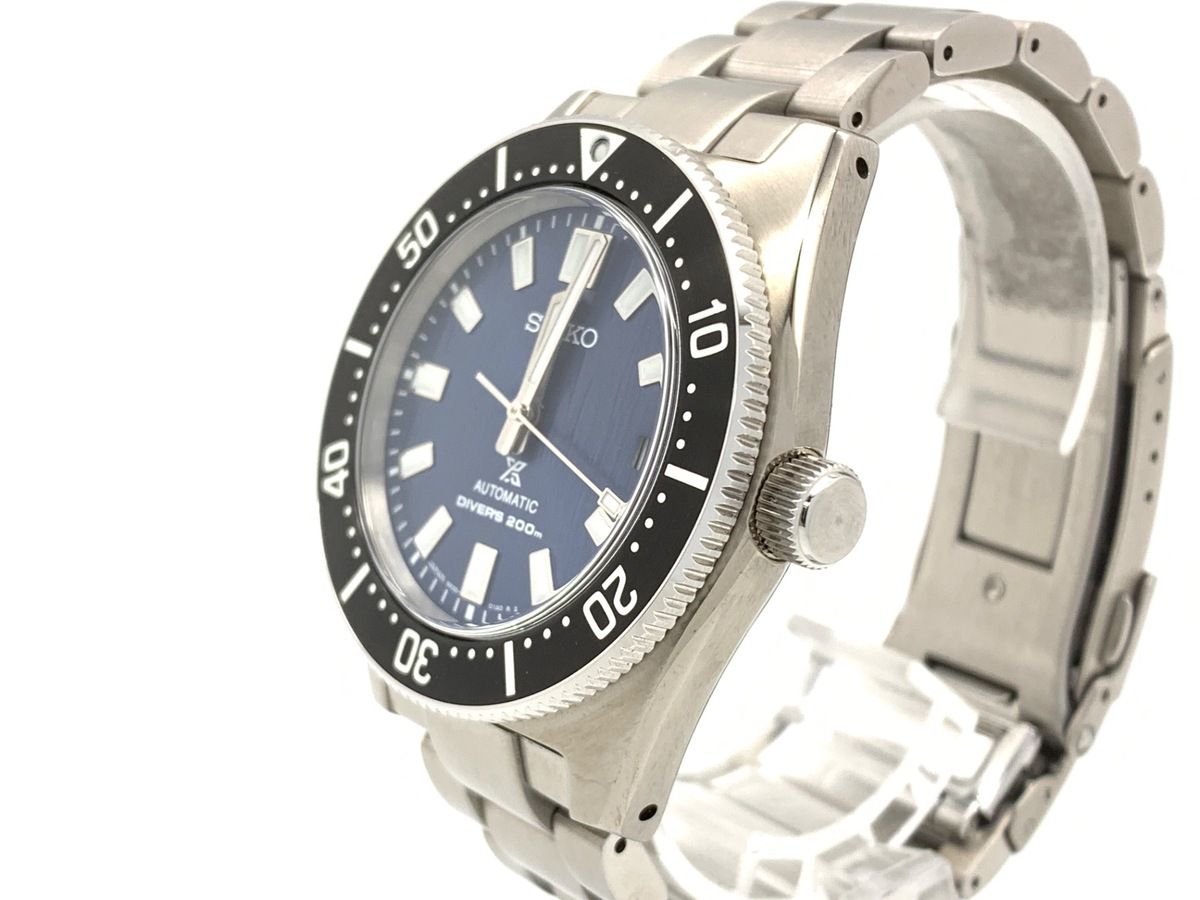  セイコー プロスペックス ブルー SBDC 165 ステンレススティール 自動巻き時計 腕時計(アナログ)