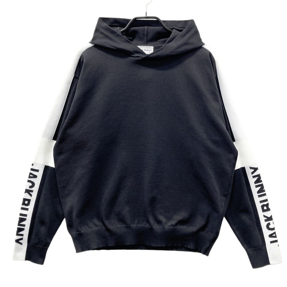 サイズ 5 JACK BUNNY ジャックバニー モデル ニットパーカー ネイビー系 ゴルフウェア メンズ ストスト