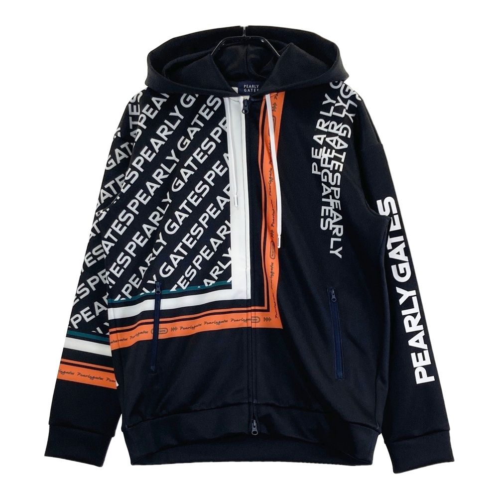 サイズ：4 PEARLY GATES パーリーゲイツ 2024年 ジップパーカー  ブラック系 [240101560947] ゴルフウェア メンズ ストスト