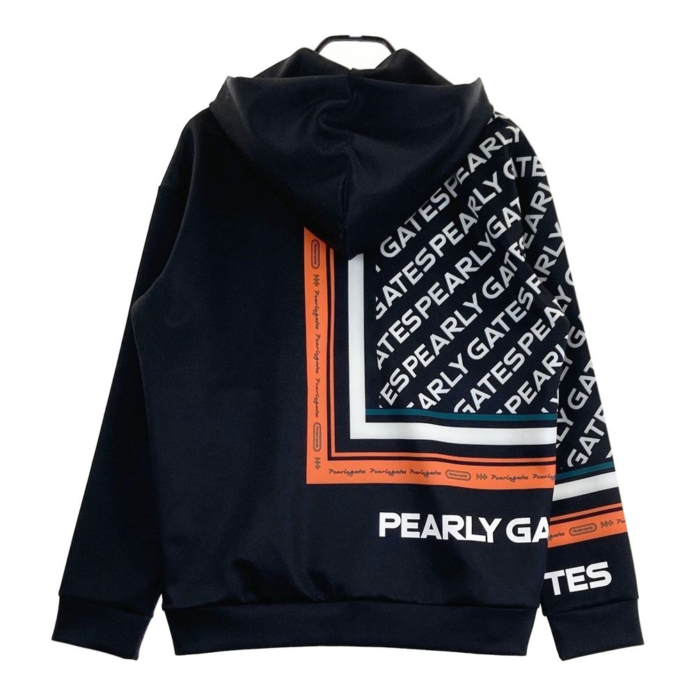 サイズ 4 PEARLY GATES パーリーゲイツ ジップパーカー ブラック系 ゴルフウェア メンズ ストスト