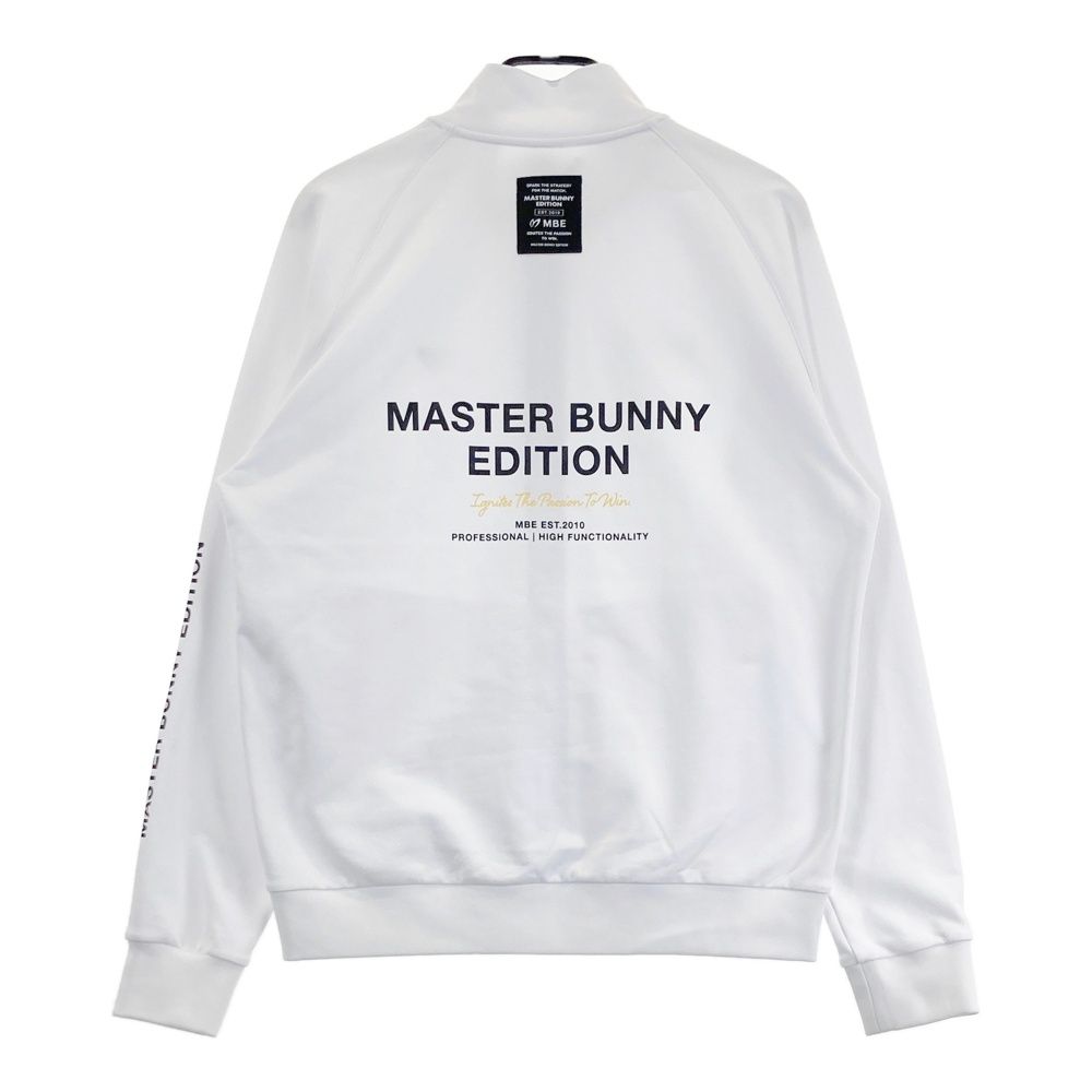 サイズ 5 MASTER BUNNY EDITION マスターバニーエディション モデル スウェット ジップジャケット ホワイト系 ゴルフウェア メンズ ストスト
