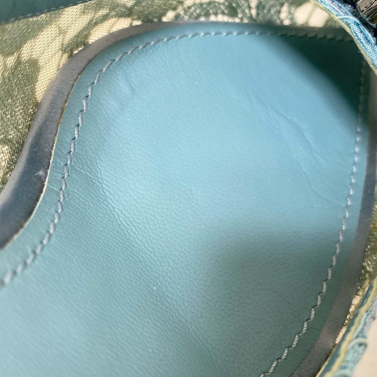  DOLCE-GABBANA ドルチェアンドガッバーナ パンプス 361 2 レディース - ライトブルー レース ビジュー ハイヒール パンプス パンプス