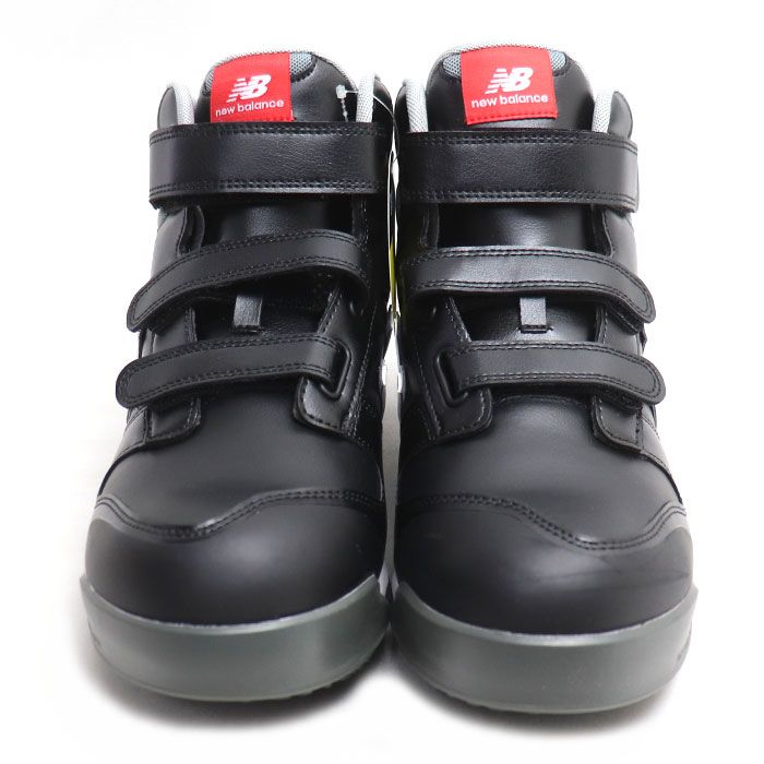 BALANCE ニュー ンス ハイカット ポーツマス 安全靴 ブラック ホワイト PO-221 27 cm JSAA規格 メンズ 買取品