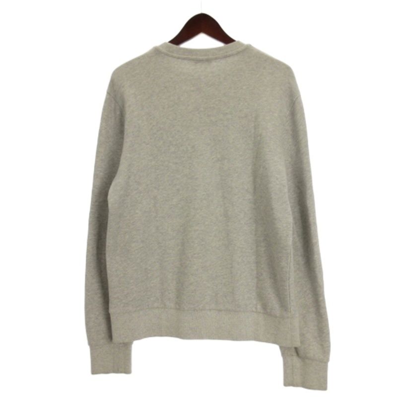 【中古】モンクレール MONCLER ロゴ ワッペン トレーナー スウェット F10918G70800 グレー M メンズ モンクレール MONCLER ロゴ ワッペン トレーナー スウェット