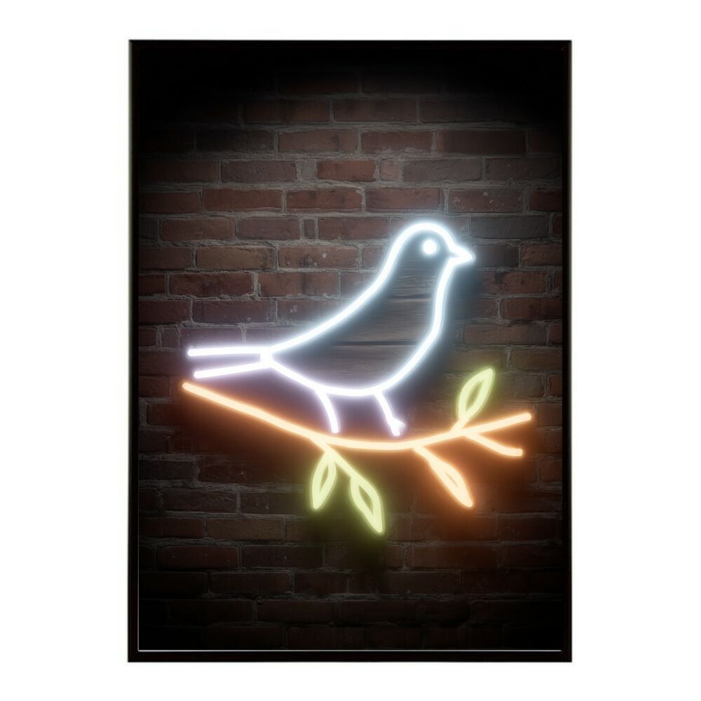 A1サイズ（約59x84cm）】【lm-poster-4617】【フレーム付き】ネオン 光