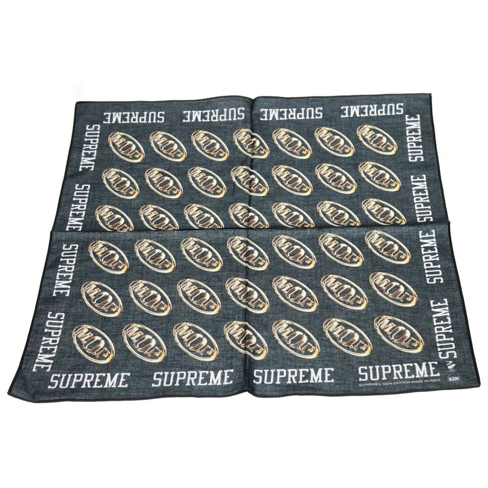 SUPREME (シュプリーム) 24AW M.O.P. Bandana エムオーピー バンダナ ブラック