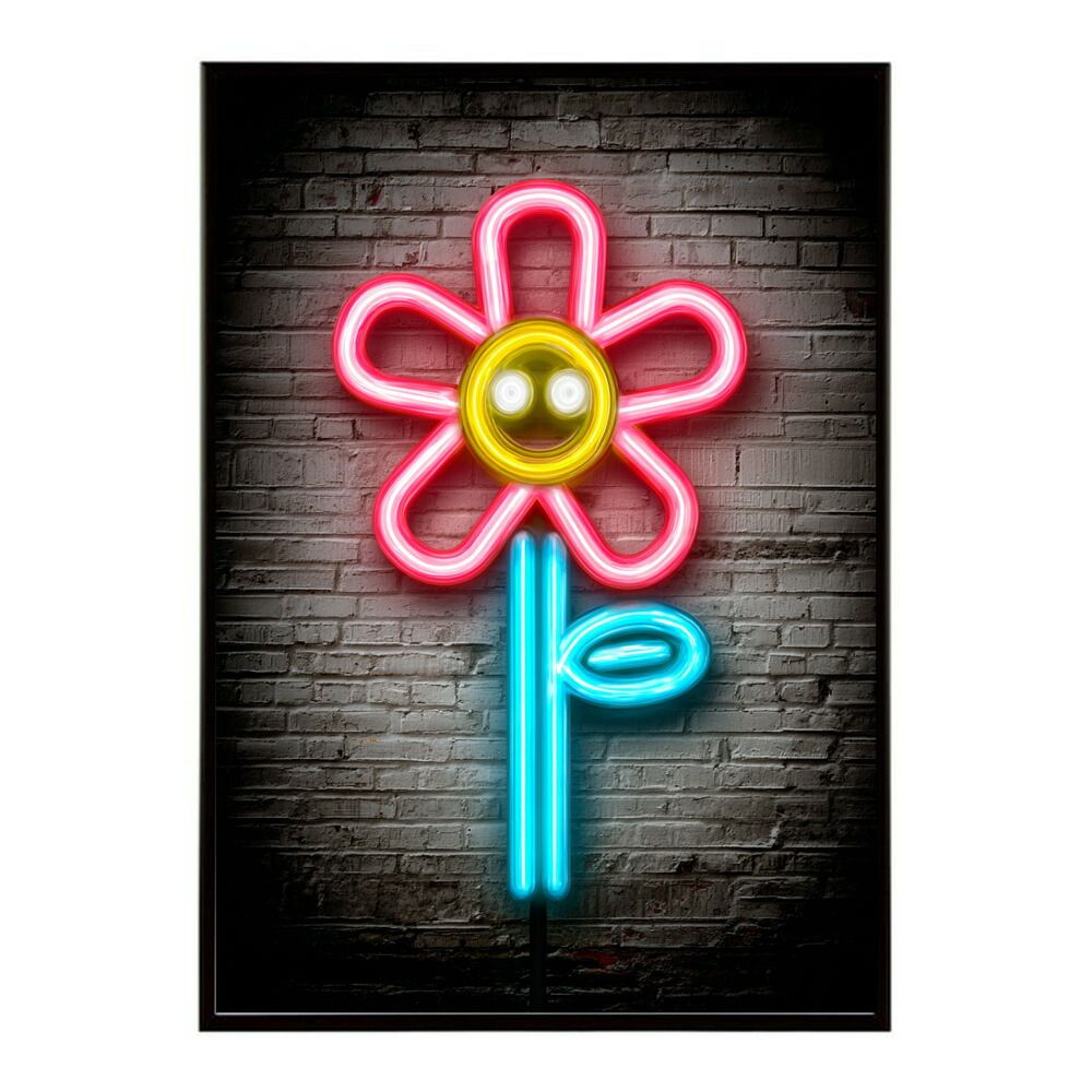 A1サイズ（約59x84cm）】【lm-poster-4618】【フレーム付き】ネオン 光