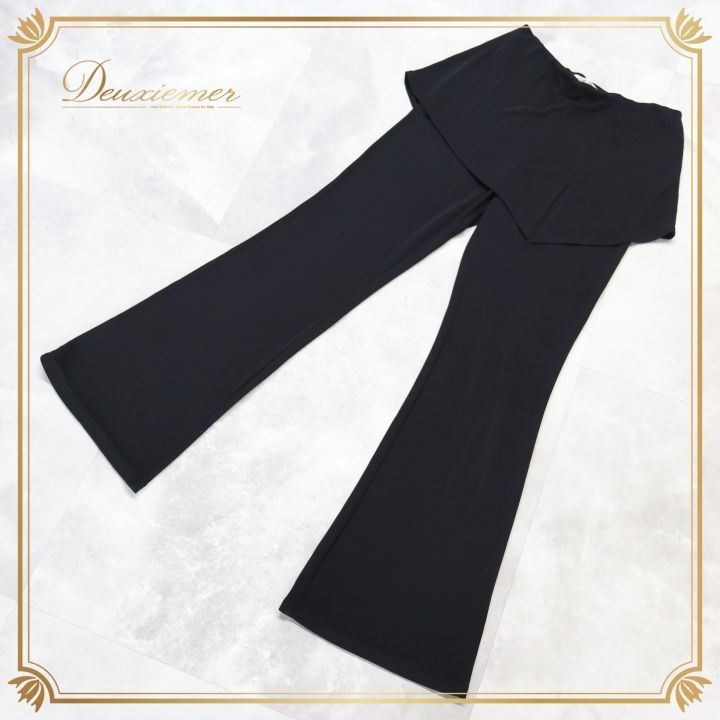 社交ダンス 衣装 ズボン ブラック系 チャコット Chacott 黒 無地