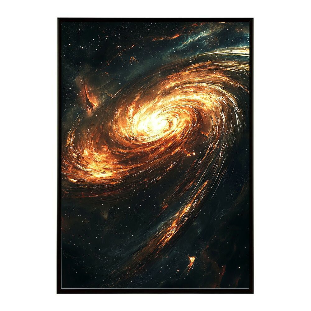 B2サイズ（約51x73cm）】【lm-poster-383】【フレーム付き】宇宙