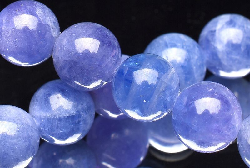 １点物 透過性あり 数量 タンザナイト 8 5 mm ブレスレット パワーストーン 天然石 _U 8448