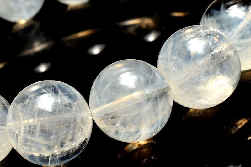 １点物 AAA マダガスカル産 エンジェルラダークォーツ 11.5 mm ブレスレット パワーストーン 天然石 _MC 2719