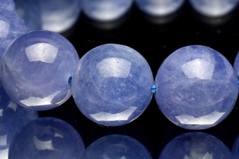 １点物 AA 透過性あり タンザナイト 11 mm ブレスレット パワーストーン 天然石 _MC 2740