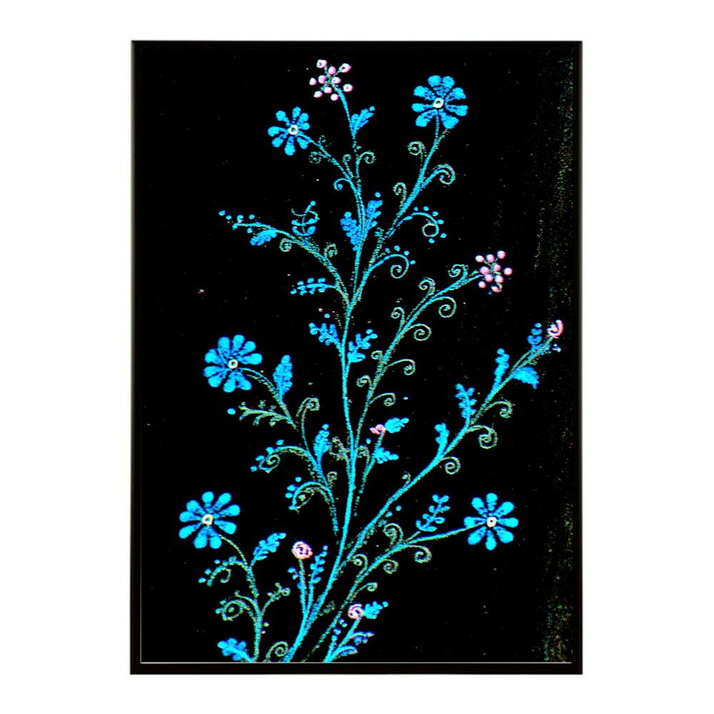 【A4サイズ（約21x30cm）】【lm-poster-4659】【フレーム付き】ネオン 光 光彩 ライト ネオン管 カラフル サイバー 電飾 カフェ バー ポスター イラスト