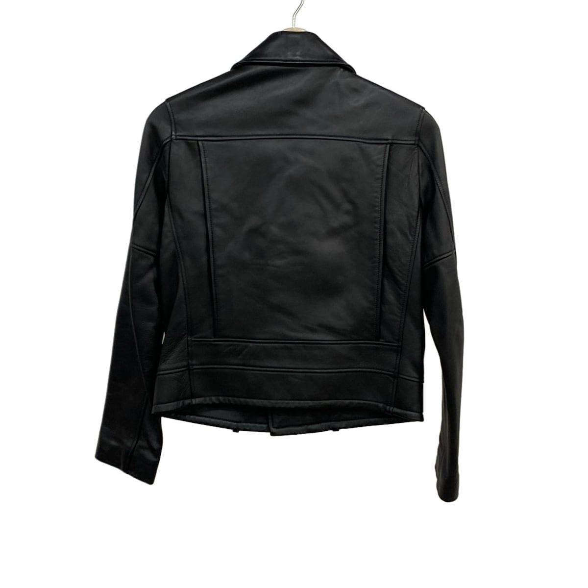 upper hights アッパーハイツ ライダースジャケット サイズ1 S レディース - 黒 長袖 ジップアップ 春 秋