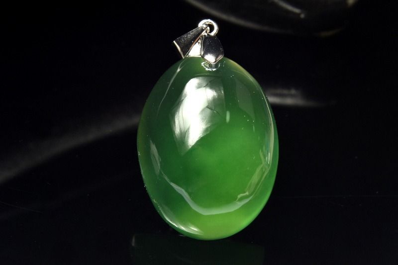 1点物】AAA☆シルバー925 サーペンティン(蛇紋石) 24x18mm オーバル