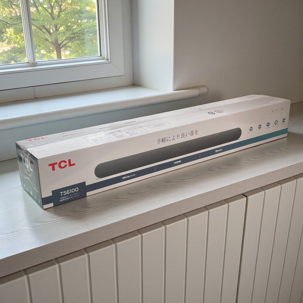 展示品）TCL サウンドバー TS6100 2.0ch 120W Dolby Audio HDMI