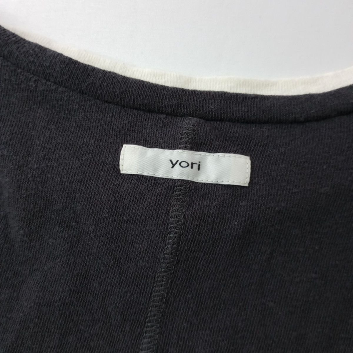◯ yori ヨリ しっとりレイヤードロンTee カットソー プルオーバー