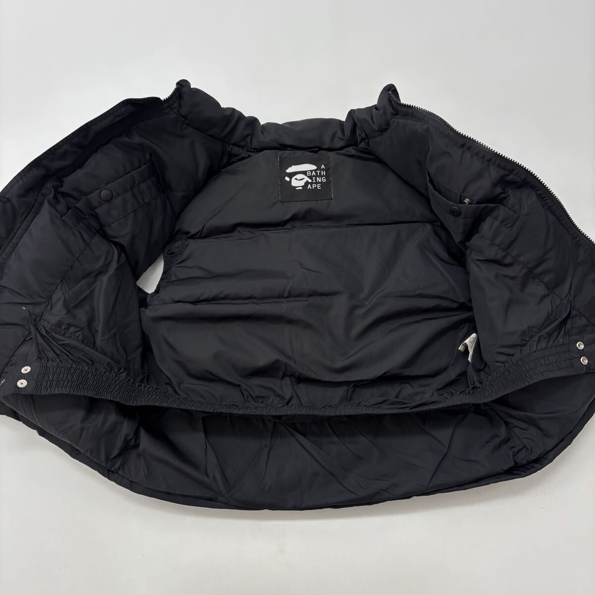 90s 良品 A BATHING APE 中綿 ベスト アーカイブ ブラック M 90s 良品 Vintage A BATHING APE ヴィンテージ ア ベイシング エイプ
