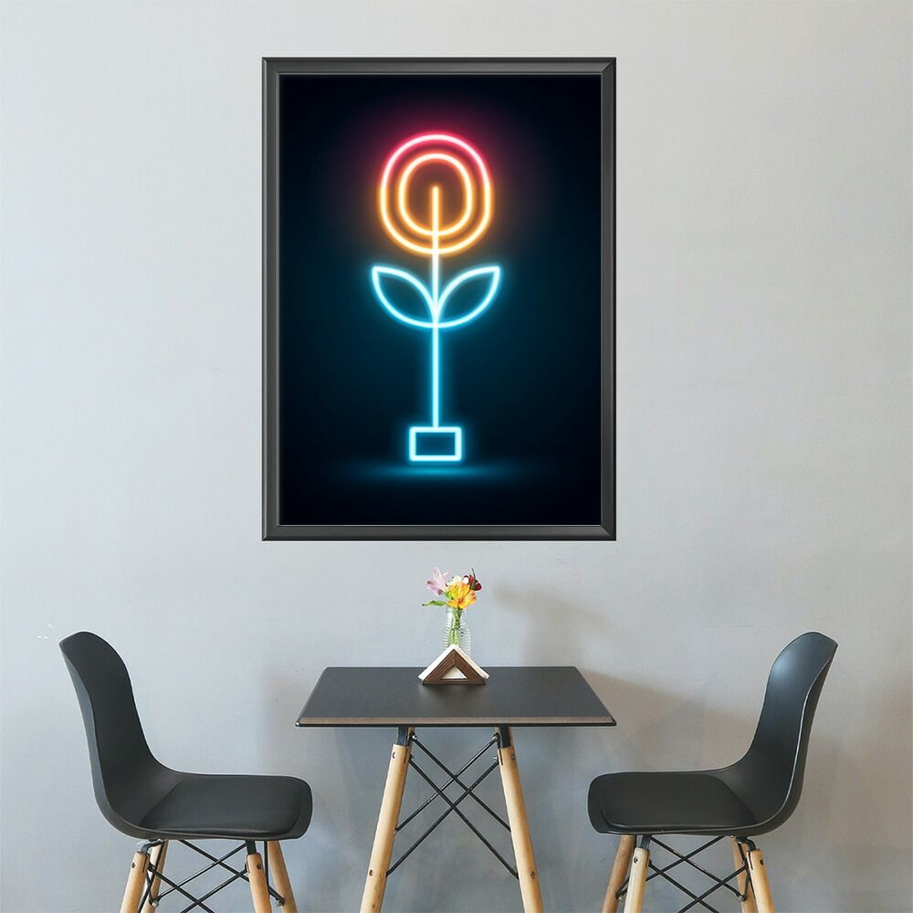 A0サイズ（約84x119cm）】【lm-poster-4722】【フレーム付き】ネオン