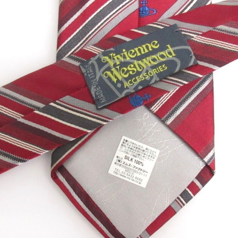 【新品未使用】Vivienne Westwood シルク　ネクタイ　オーブ　赤 新品未使用】Vivienne Westwood シルク ネクタイ オーブ 赤 楽天市場