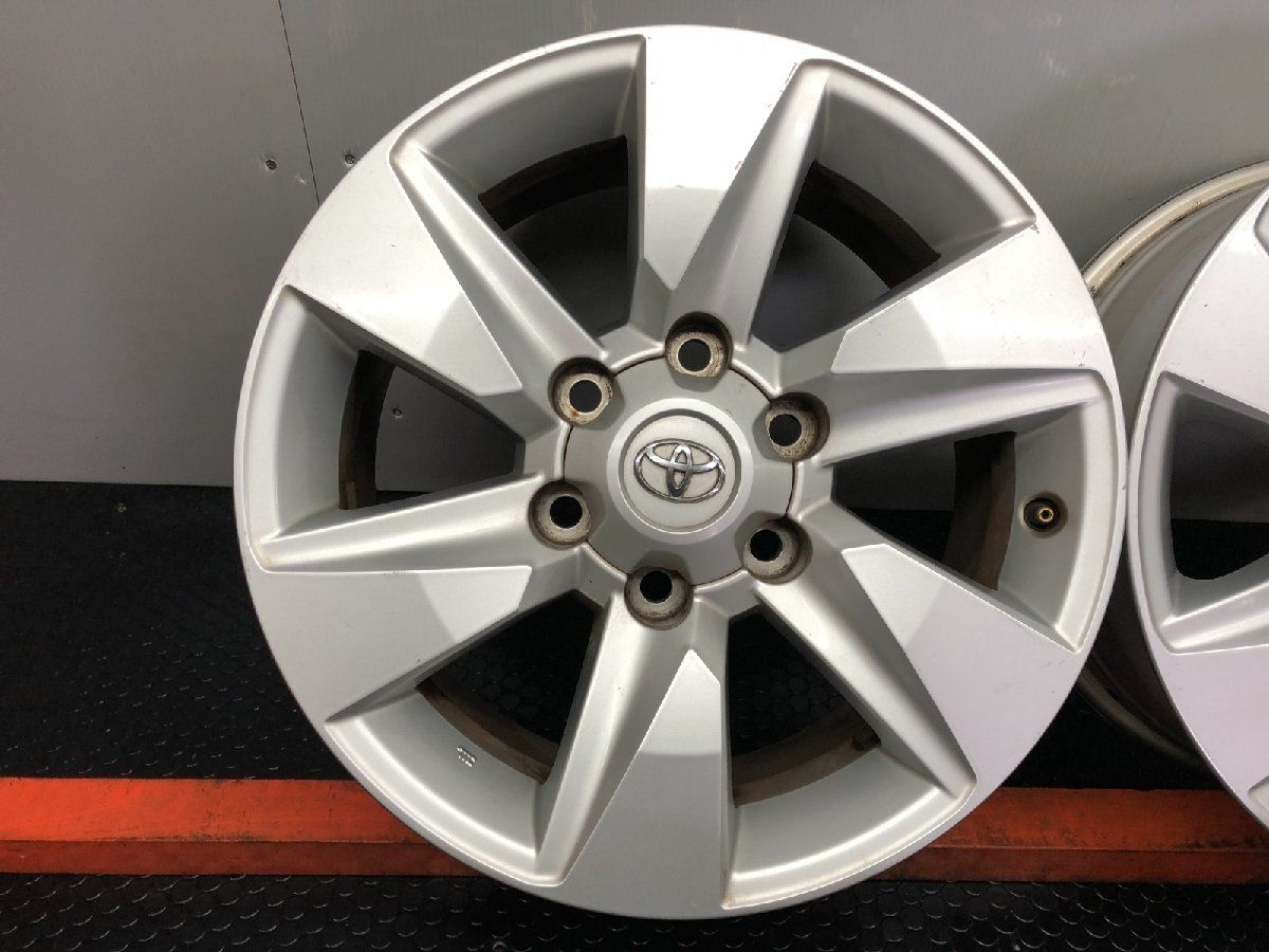 TOYOTA トヨタ 150系ランクルプラド 後期 ホイール 17インチ 4本 7 25 ハイエース流用可 SHB 023