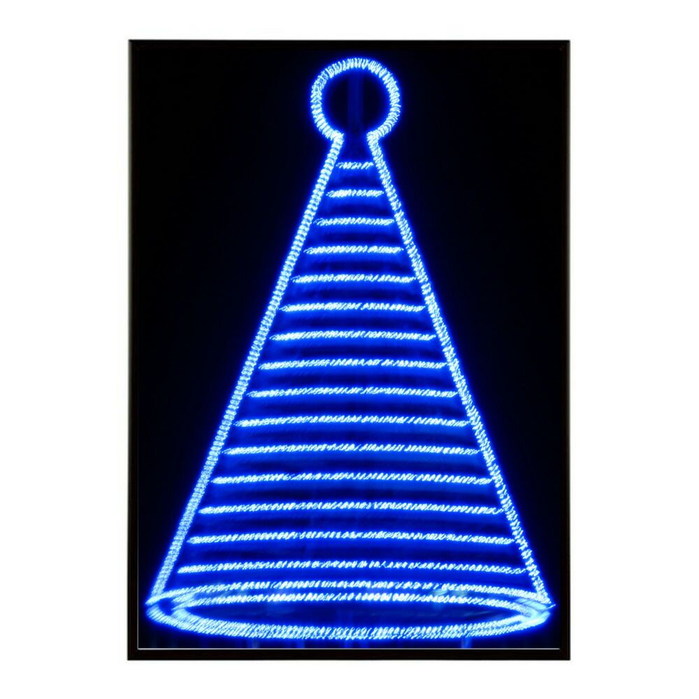 【B1サイズ（約73x103cm）】【lm-poster-4712】【フレーム付き】ネオン 光 光彩 ライト ネオン管 カラフル サイバー 電飾 カフェ バー ポスター イラスト