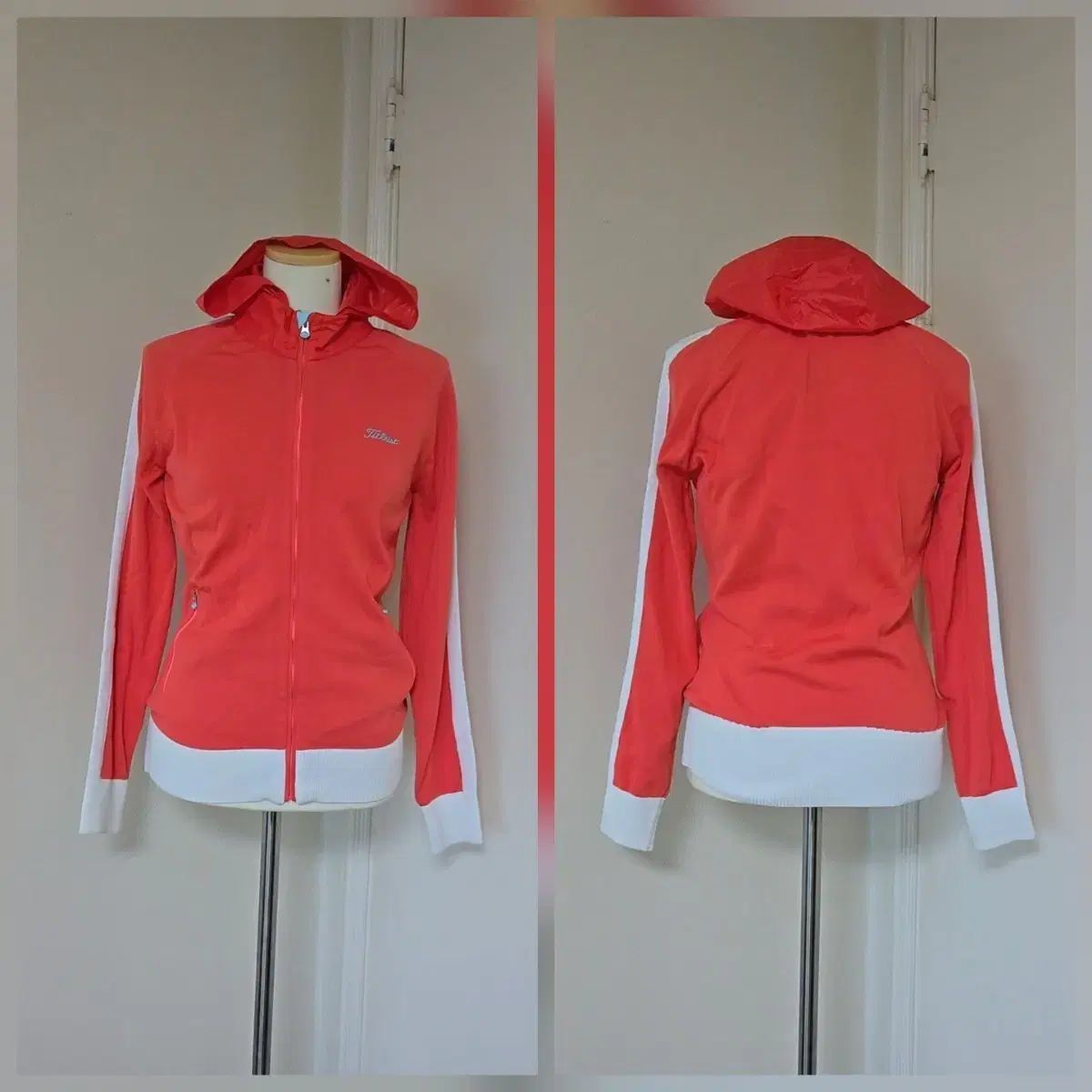 Titleist タイトリスト フード ニット ジップアップ L