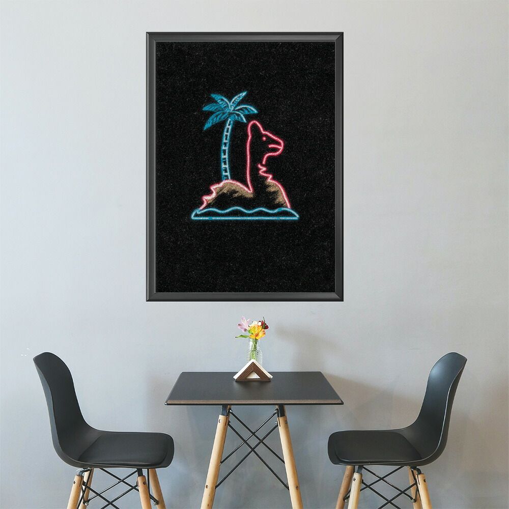 B2サイズ（約51x73cm）】【lm-poster-4753】【フレーム付き】ネオン 光