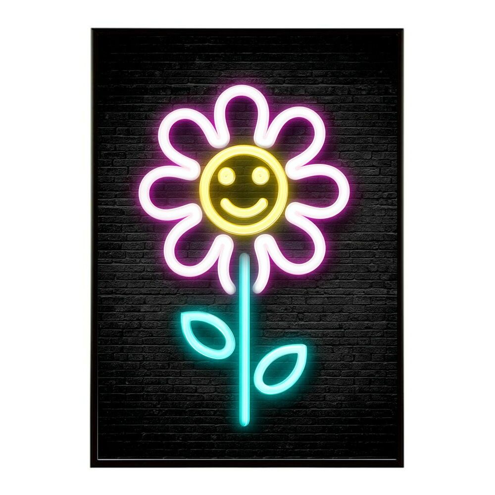 A1サイズ（約59x84cm）】【lm-poster-4721】【フレーム付き】ネオン 光