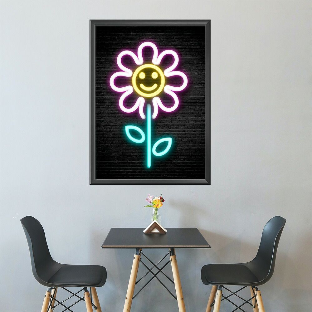 B2サイズ（約51x73cm）】【lm-poster-4626】【フレーム付き】ネオン